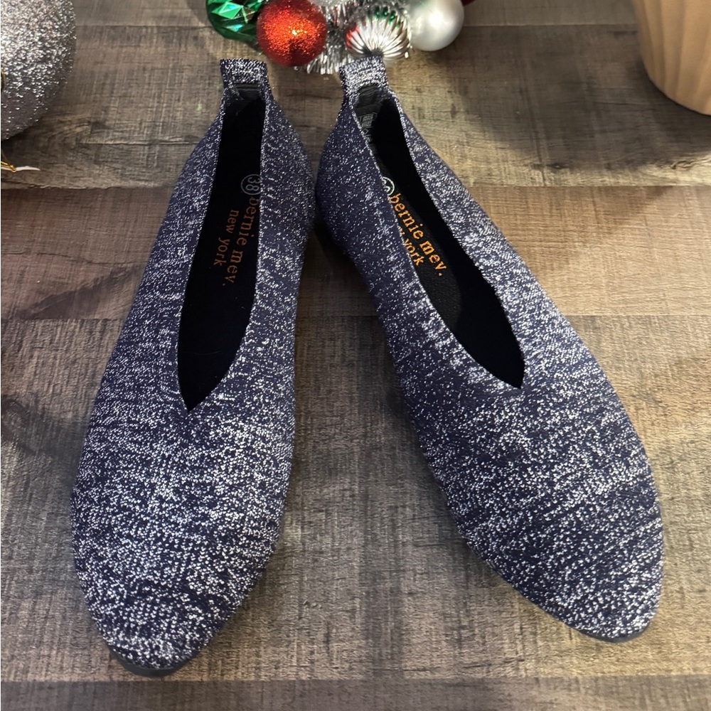 Bernie Mev blue slip on shoe size 38 /7.5